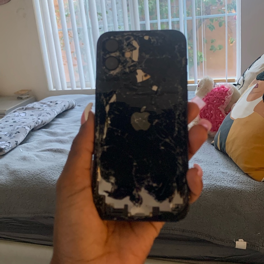 Badly shattered IPhone 12